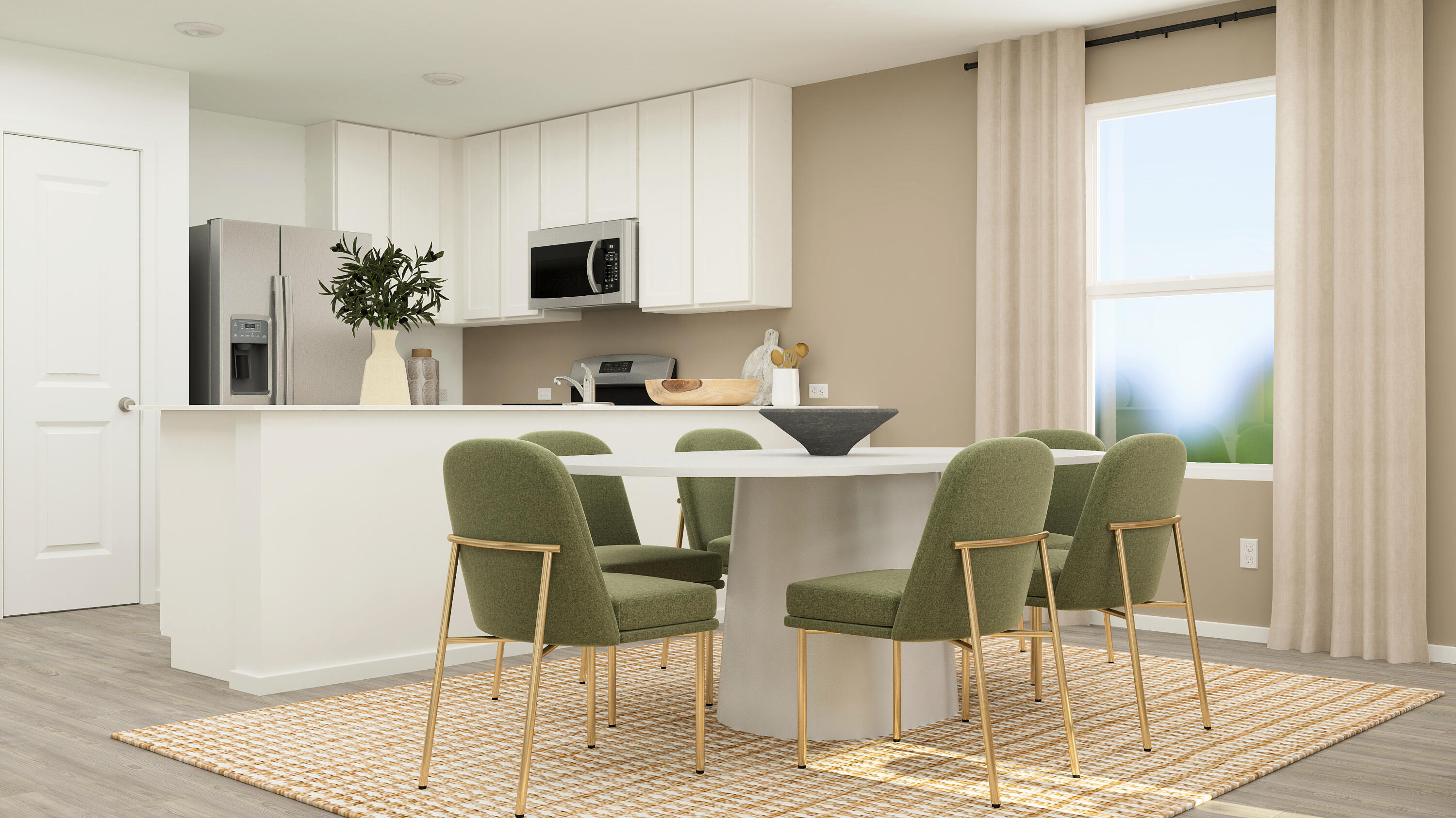 2121 Edgewood Street Lubbock, TX 79403 - Photo 9 of 31 a dining room with furniture and wooden floor