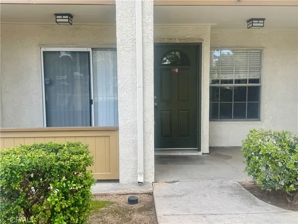 a view of front door