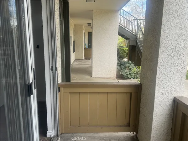 a view of front door