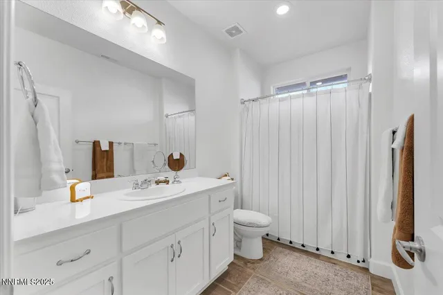 an aerial view of residential house with outdoor space