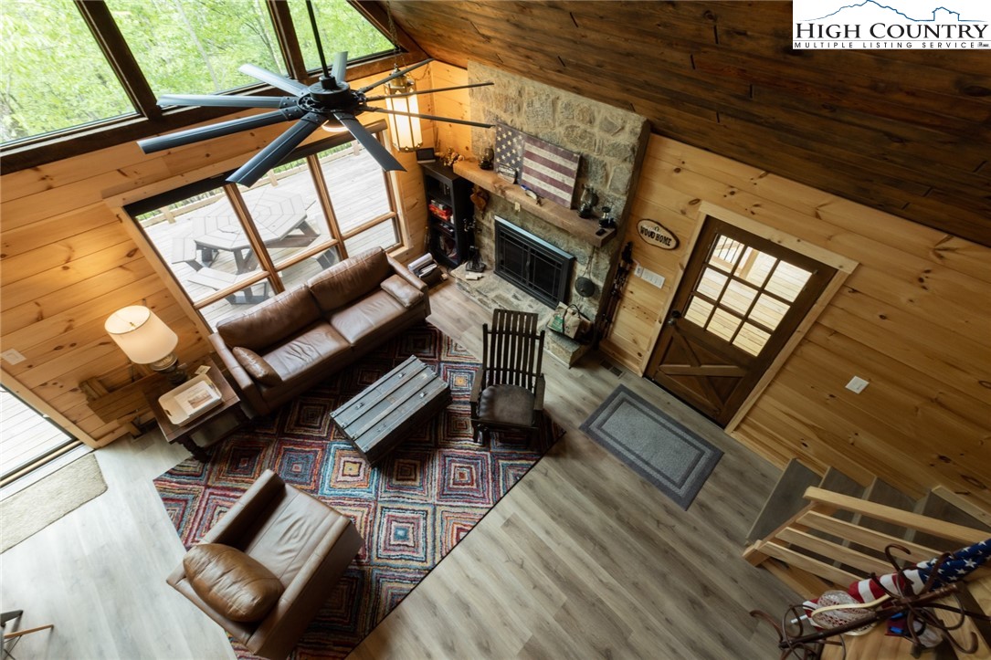 495 Horseshoe Ridge Road East Deep Gap, NC 28618 - Photo 22 of 33 a view of an outdoor space with seating area