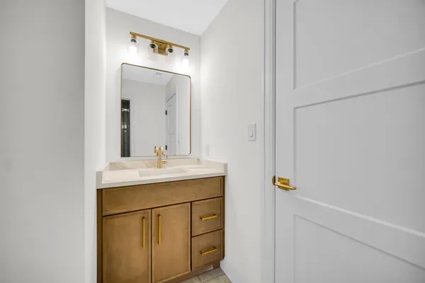 a view of swimming pool with a yard