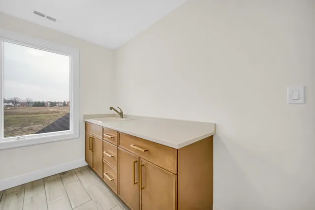 a view of empty room