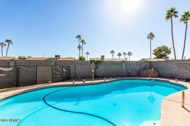a view of a swimming pool