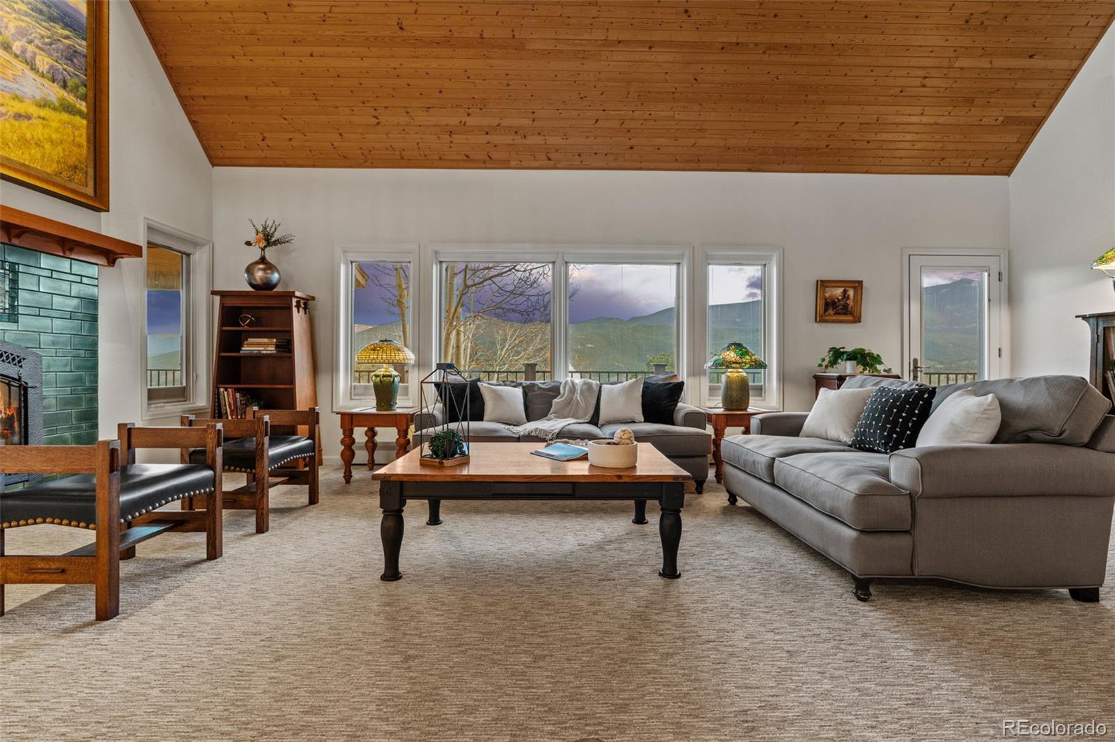 830 Jesse Lane Bailey, CO 80421 - Photo 15 of 45 a living room with furniture and wooden floor