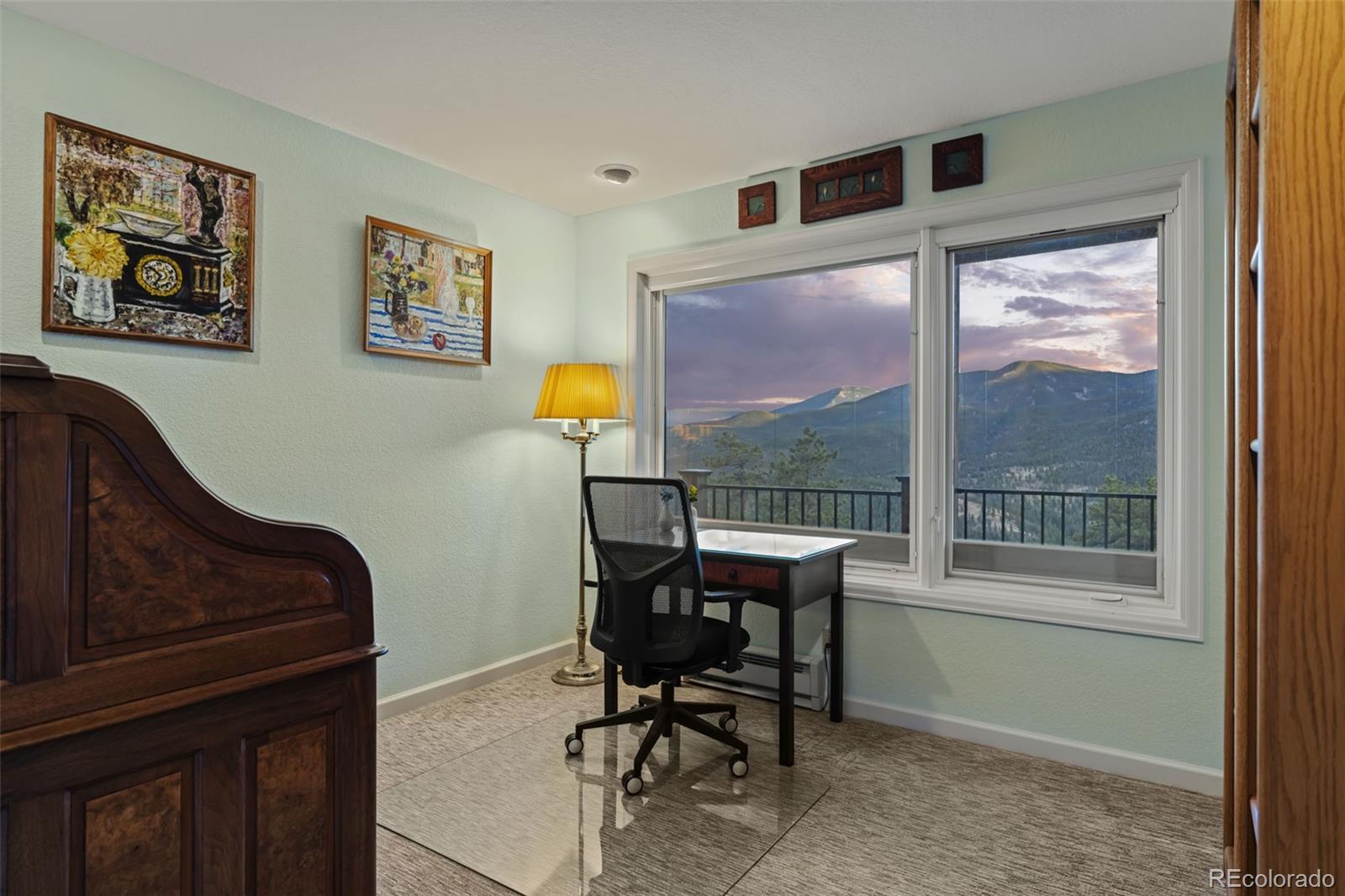 830 Jesse Lane Bailey, CO 80421 - Photo 18 of 45 a workspace with furniture and a window