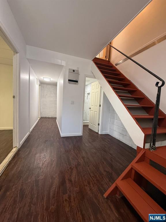 553 Ocean Avenue Jersey City, NJ 07305 - Photo 17 of 27 a view of entryway and hall with wooden floor