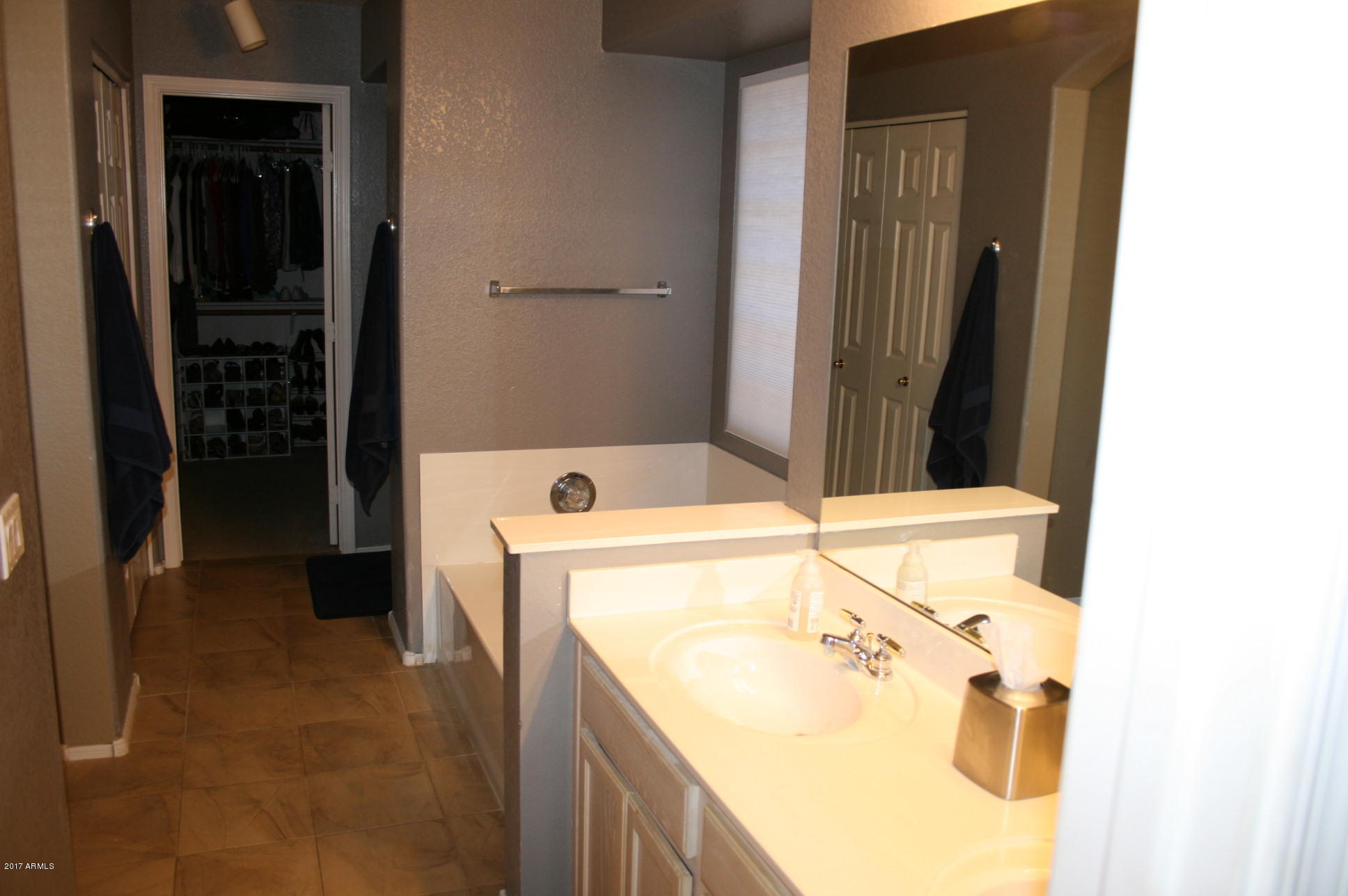4519 East Rowel Road Phoenix, AZ 85050 - Photo 21 of 28 a bathroom with a sink and a shower