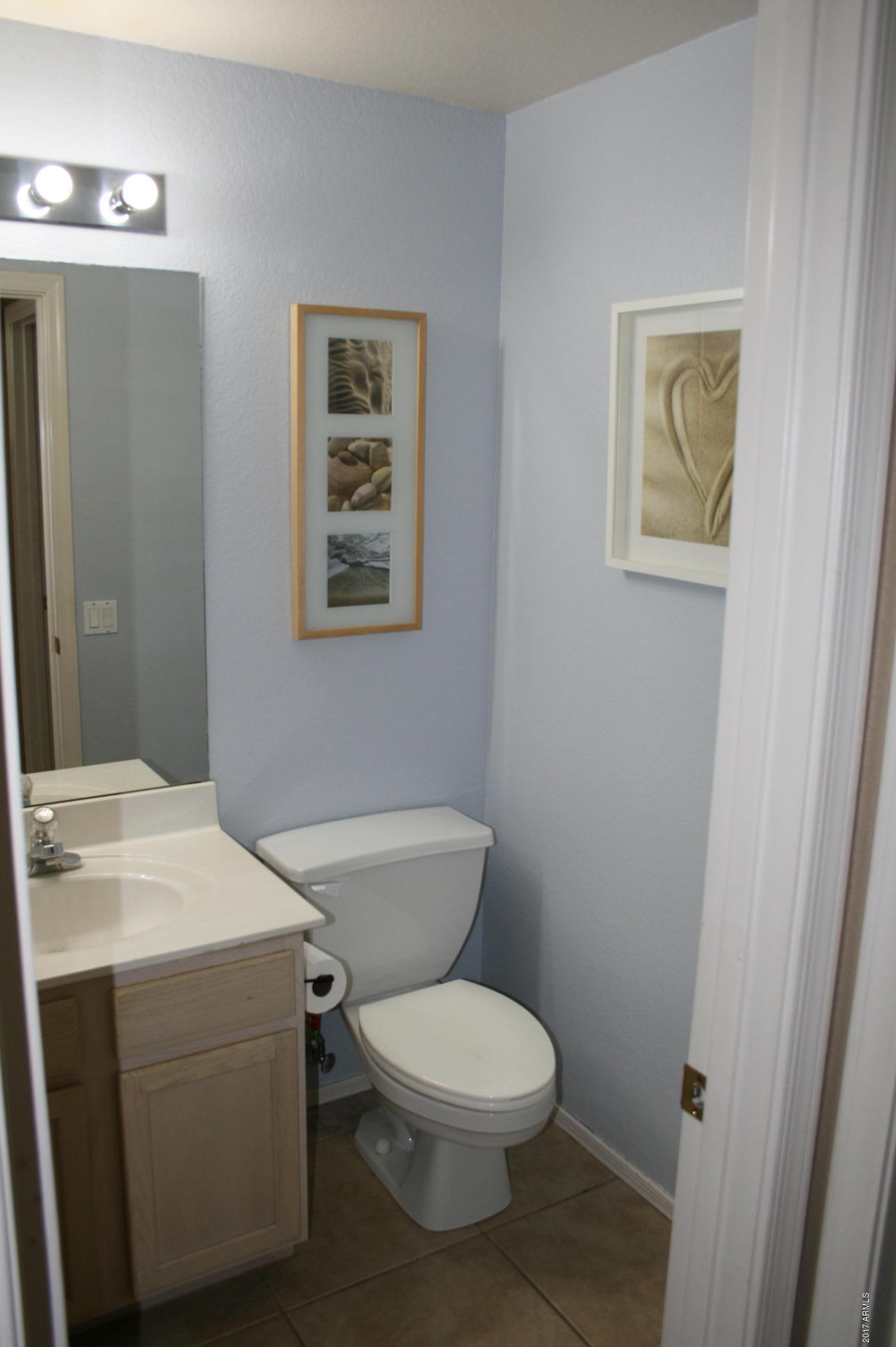 4519 East Rowel Road Phoenix, AZ 85050 - Photo 9 of 28 a white toilet sitting next to a bathroom sink