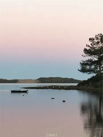 an aerial view of ocean with residential space