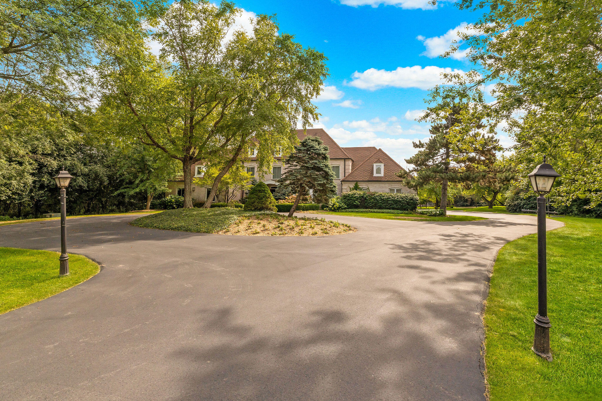 2485 West Fairy Chasm Road River Hills, WI 53217 - Photo 32 of 33 Wrap Around Driveway