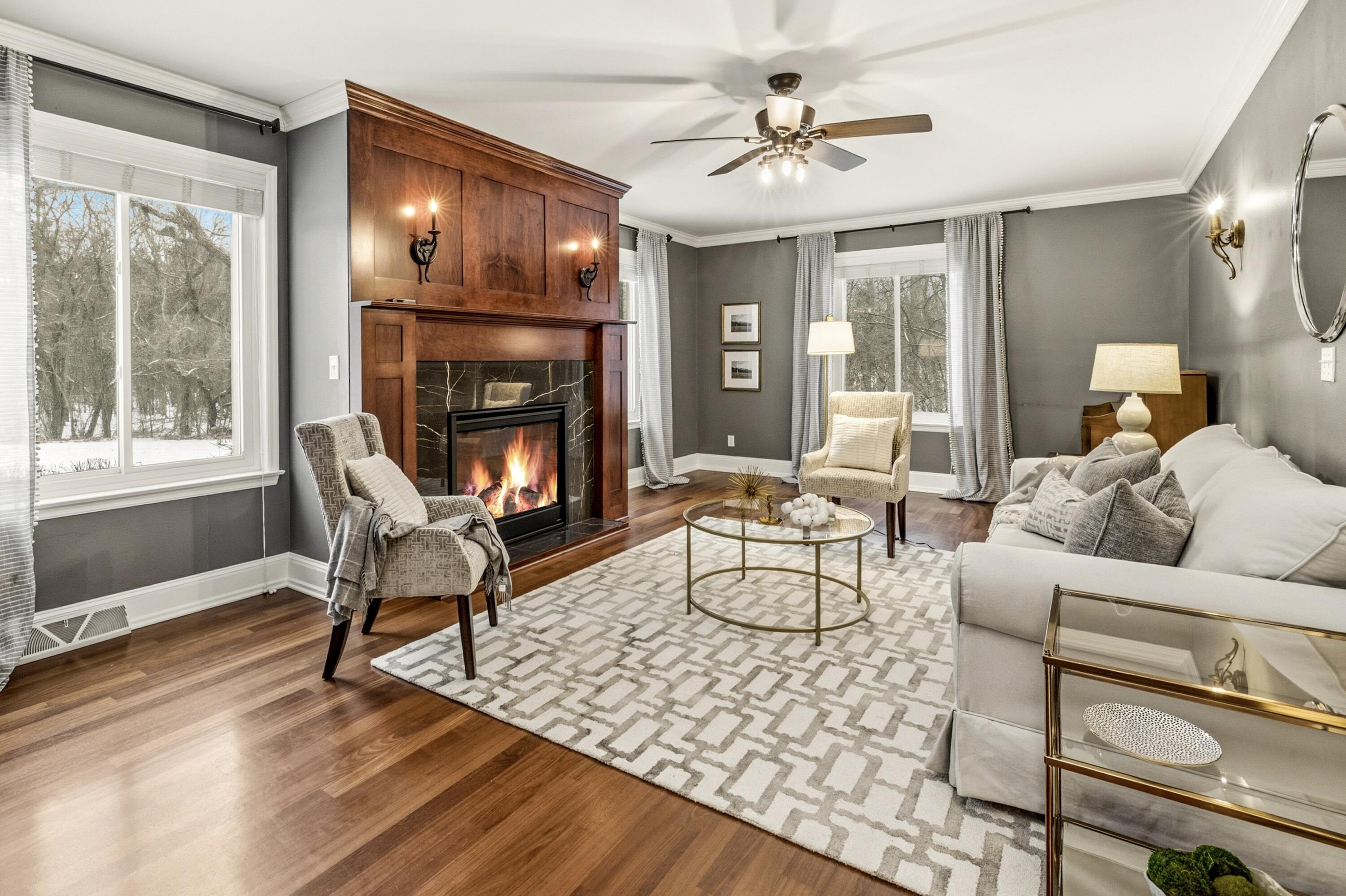 2485 West Fairy Chasm Road River Hills, WI 53217 - Photo 6 of 33 Formal Living Room