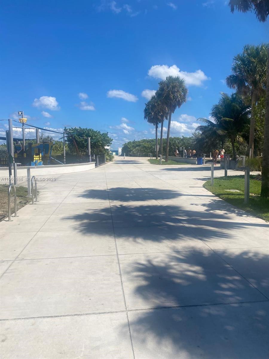7928 Harding Avenue, Unit 2 Miami Beach, FL 33141 - Photo 17 of 19 a view of a yard
