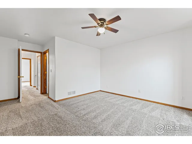 a view of an empty room