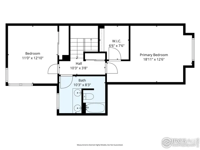 a picture of a bench in a white building