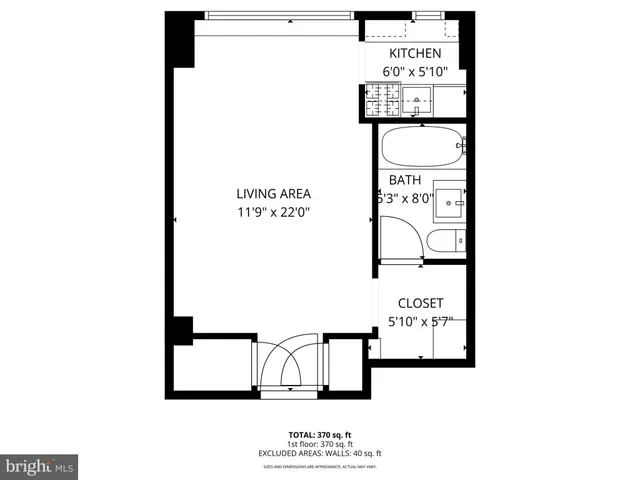 $1,539 | 1111 Arlington Boulevard, Unit 738, Arlington, VA 22209