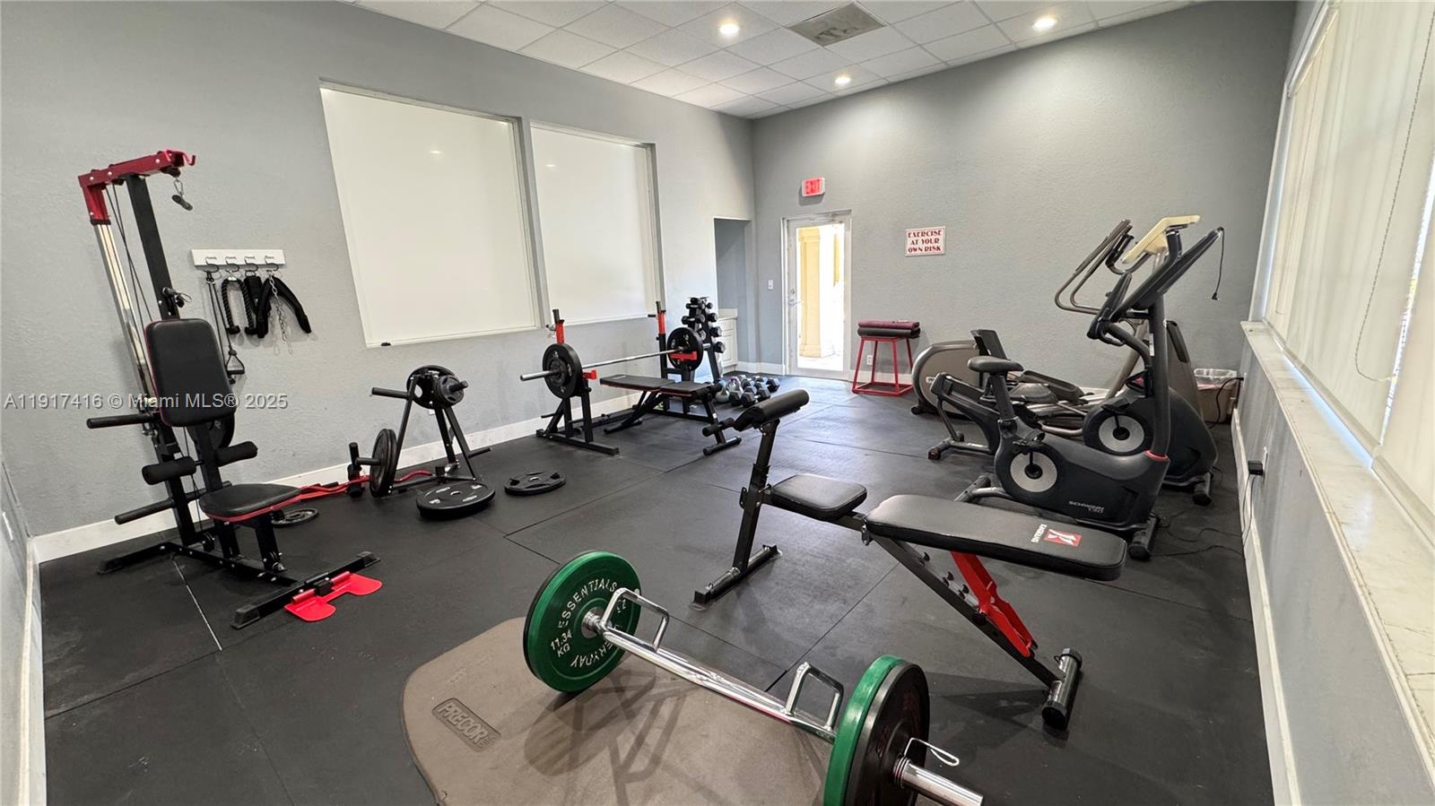 9481 Southwest 78th Avenue Miami, FL 33156 - Photo 44 of 45 a view of a room with gym equipment
