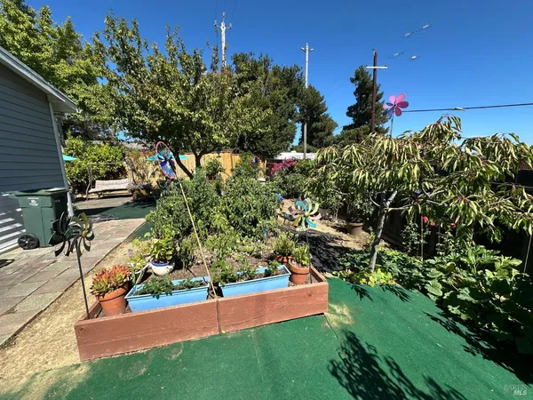 a view of a porch with a yard