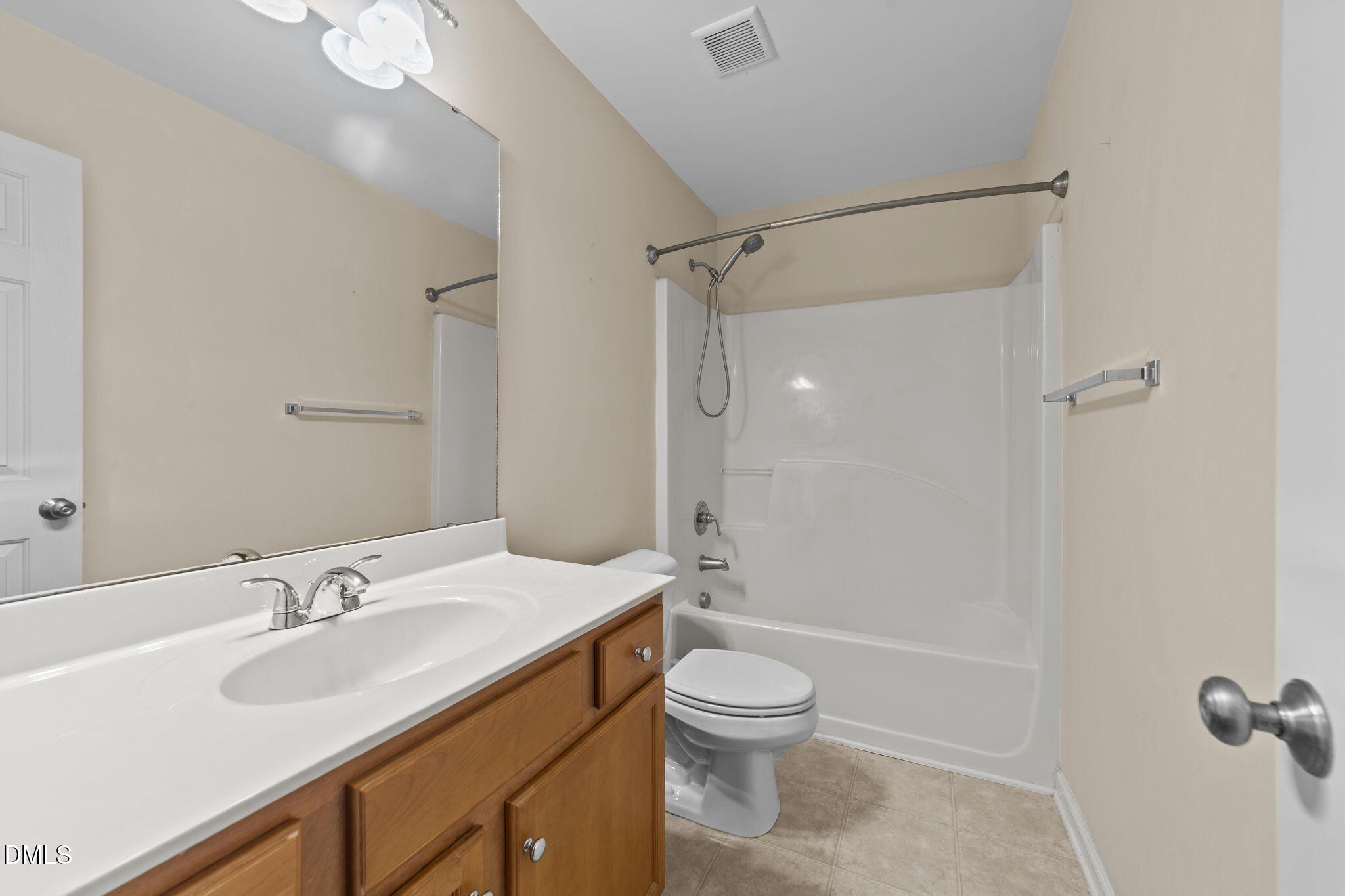 83 Larson Court Clayton, NC 27520 - Photo 20 of 35 a bathroom with a granite countertop sink toilet and shower