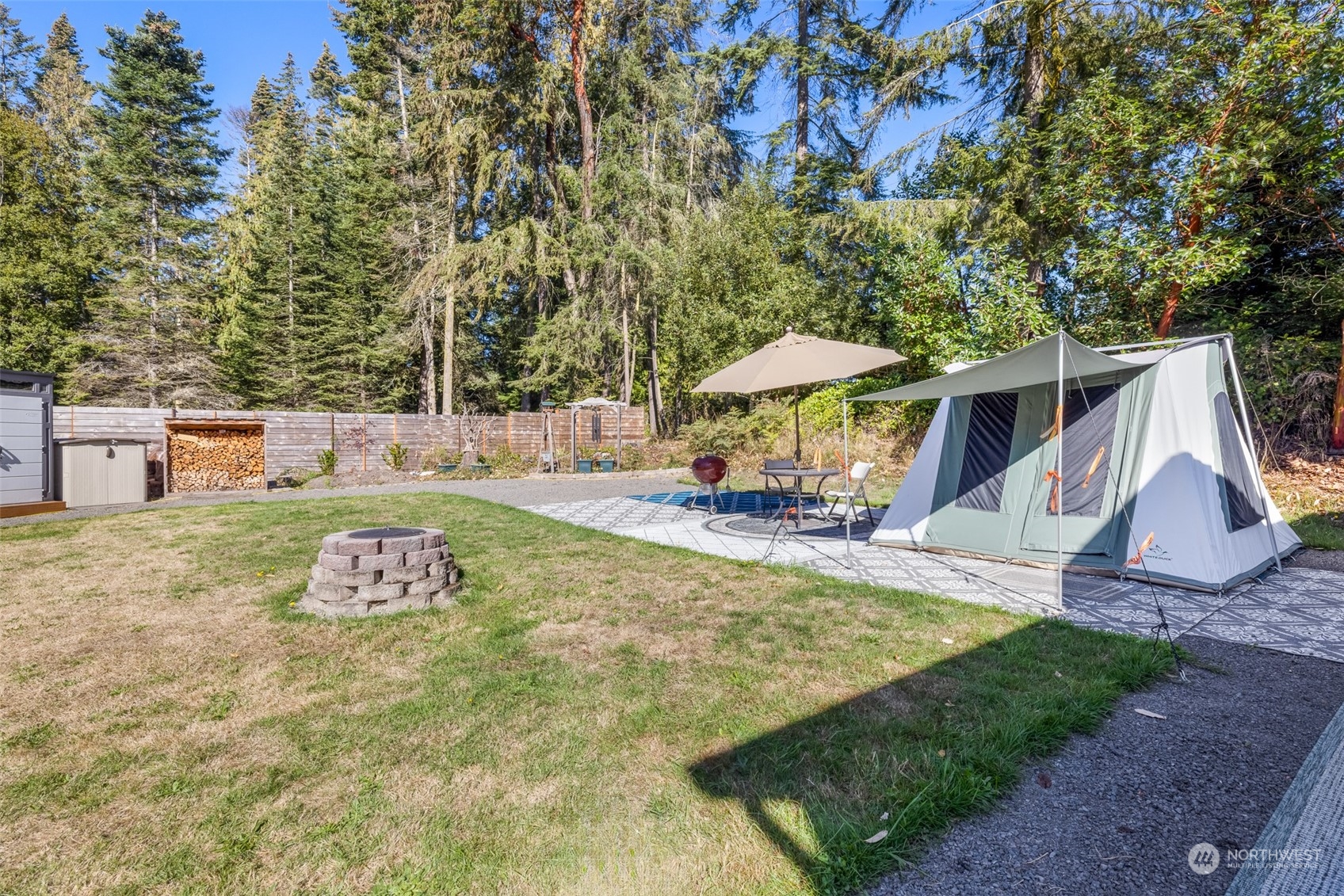 20 Willes Way Port Angeles, WA 98362 - Photo 21 of 34 a view of a house with backyard and sitting area