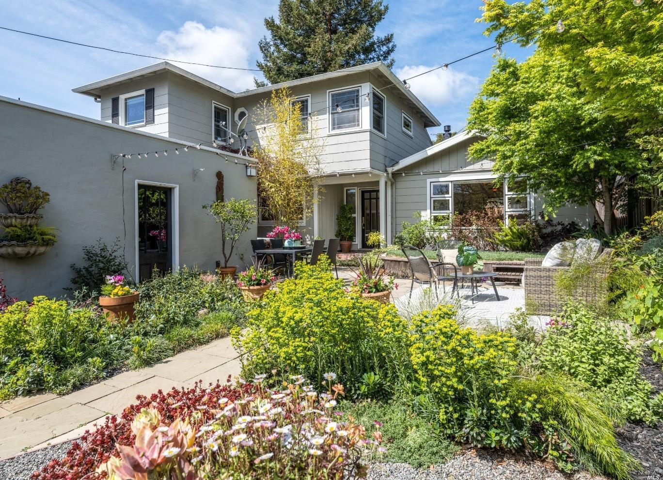 115 Park Street San Rafael, CA 94901 - Photo 1 of 1 a front view of house with yard outdoor seating and green space