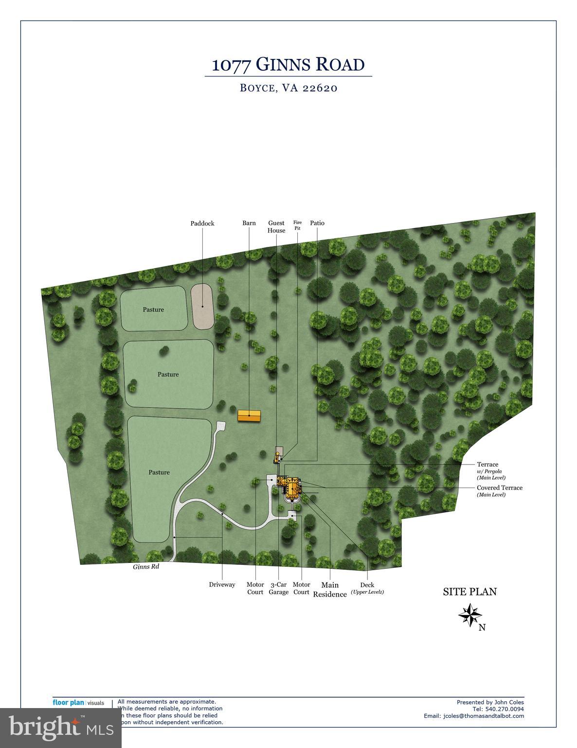 1077 Ginns Road Boyce, VA 22620 - Photo 136 of 140 Site Plan