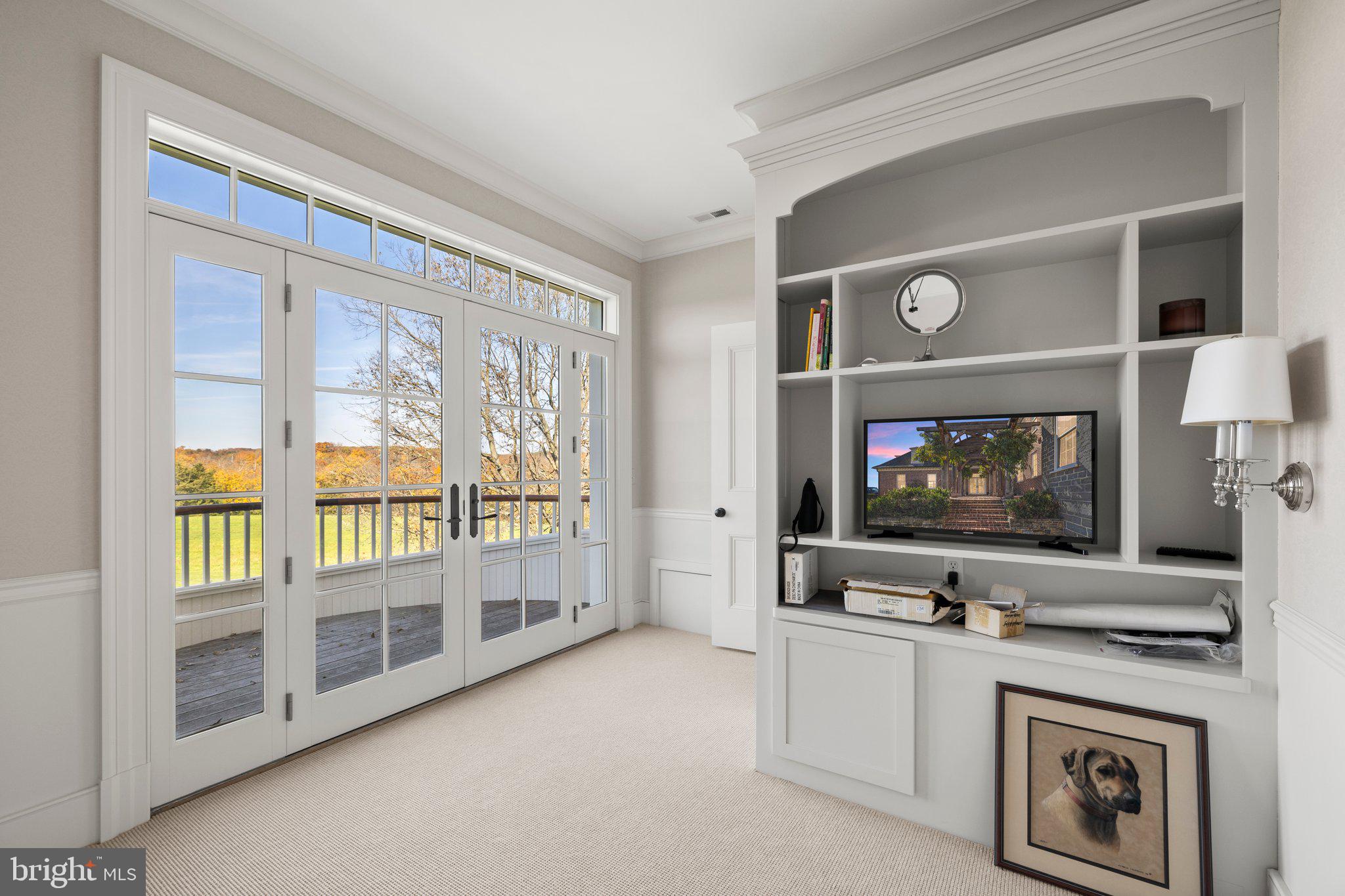 1077 Ginns Road Boyce, VA 22620 - Photo 69 of 140 Primary bedroom office and balcony