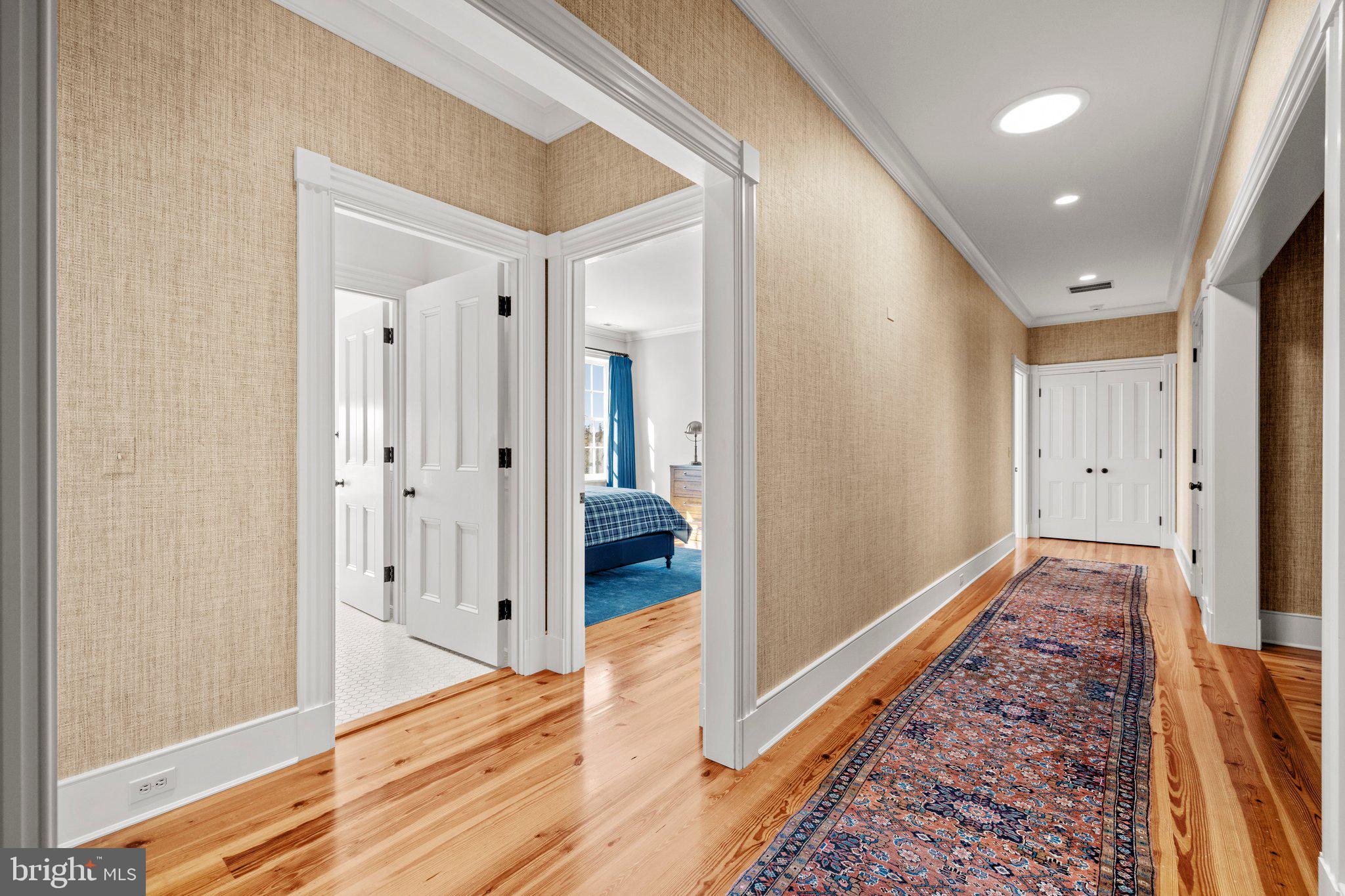 1077 Ginns Road Boyce, VA 22620 - Photo 80 of 140 a view of a hallway with wooden floor