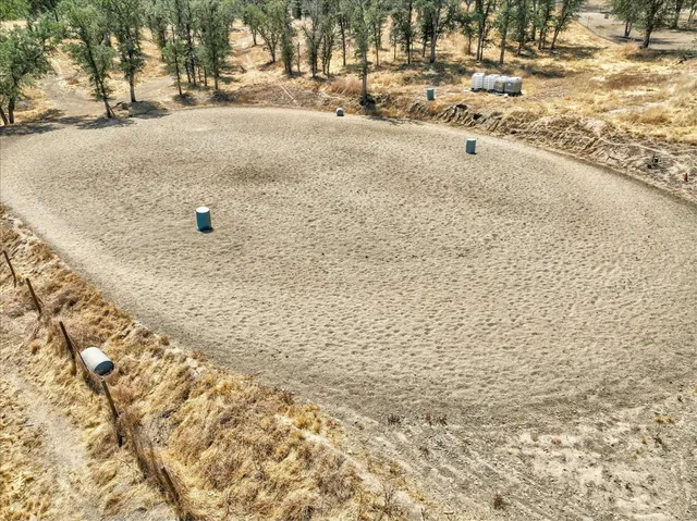 a view of empty space with trees