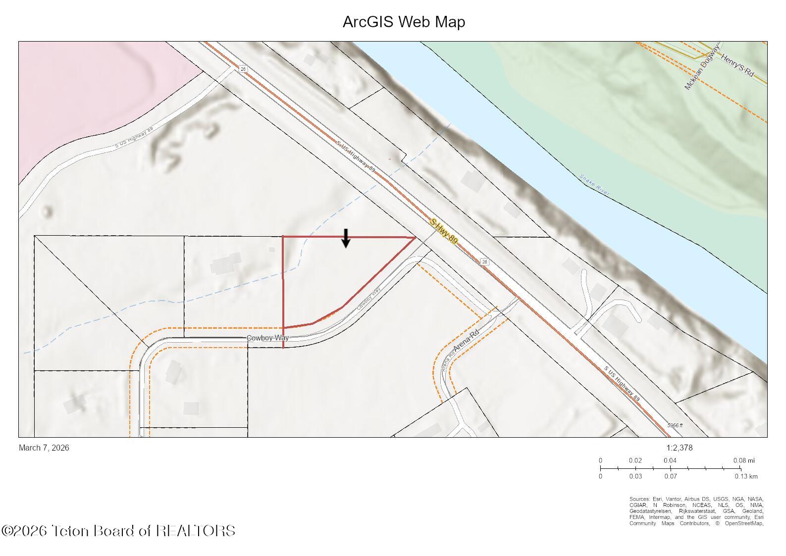 7775 Cowboy Way Jackson, WY 83001 - Photo 15 of 15 7775 Cowboy Way GIS