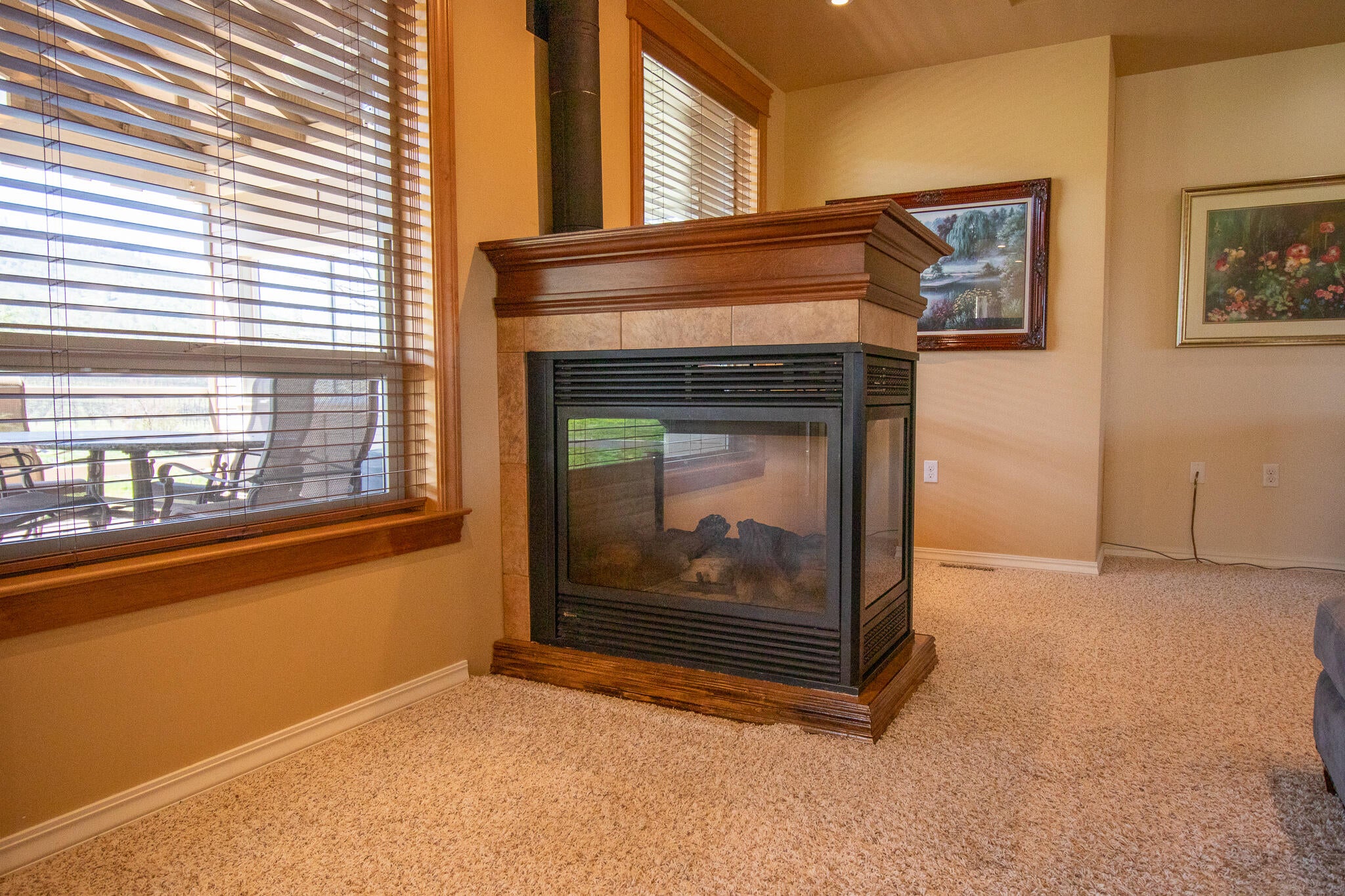 1381 Foss Road Talent, OR 97540 - Photo 9 of 41 Living area with gas fireplace