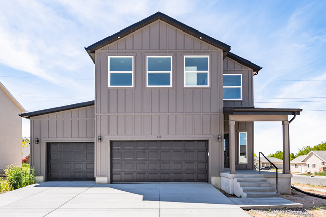 529 North Hvn Drive Mapleton, UT 84664 - Photo 2 of 30 Modern two-story residence featuring vertical board and batten siding