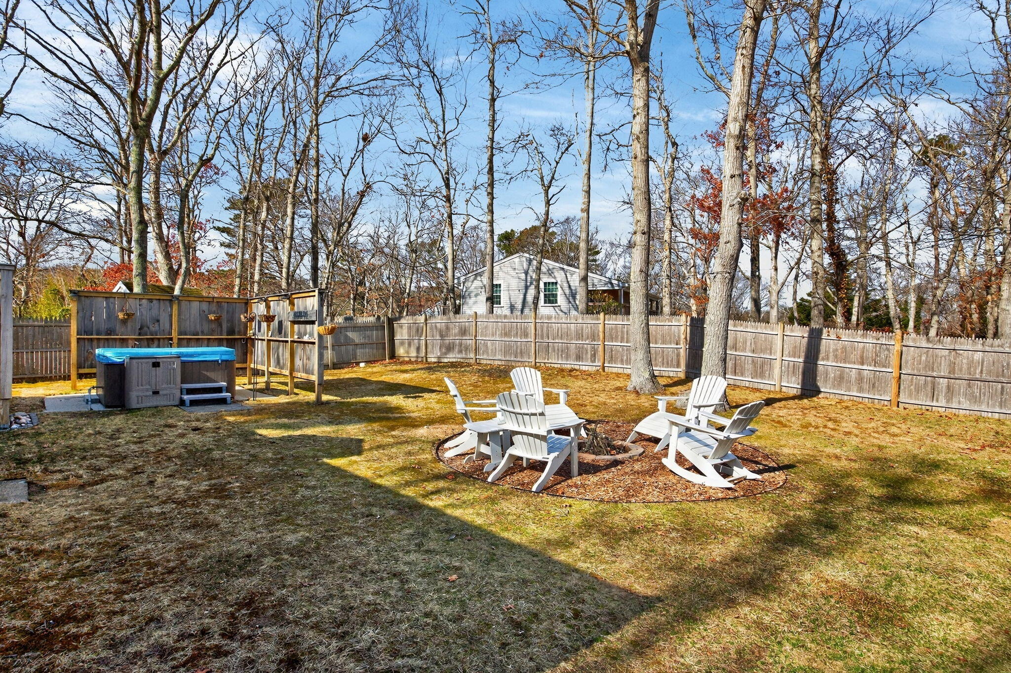 3 Januit Street Sandwich, MA 02563 - Photo 23 of 32 a view of backyard with swimming pool