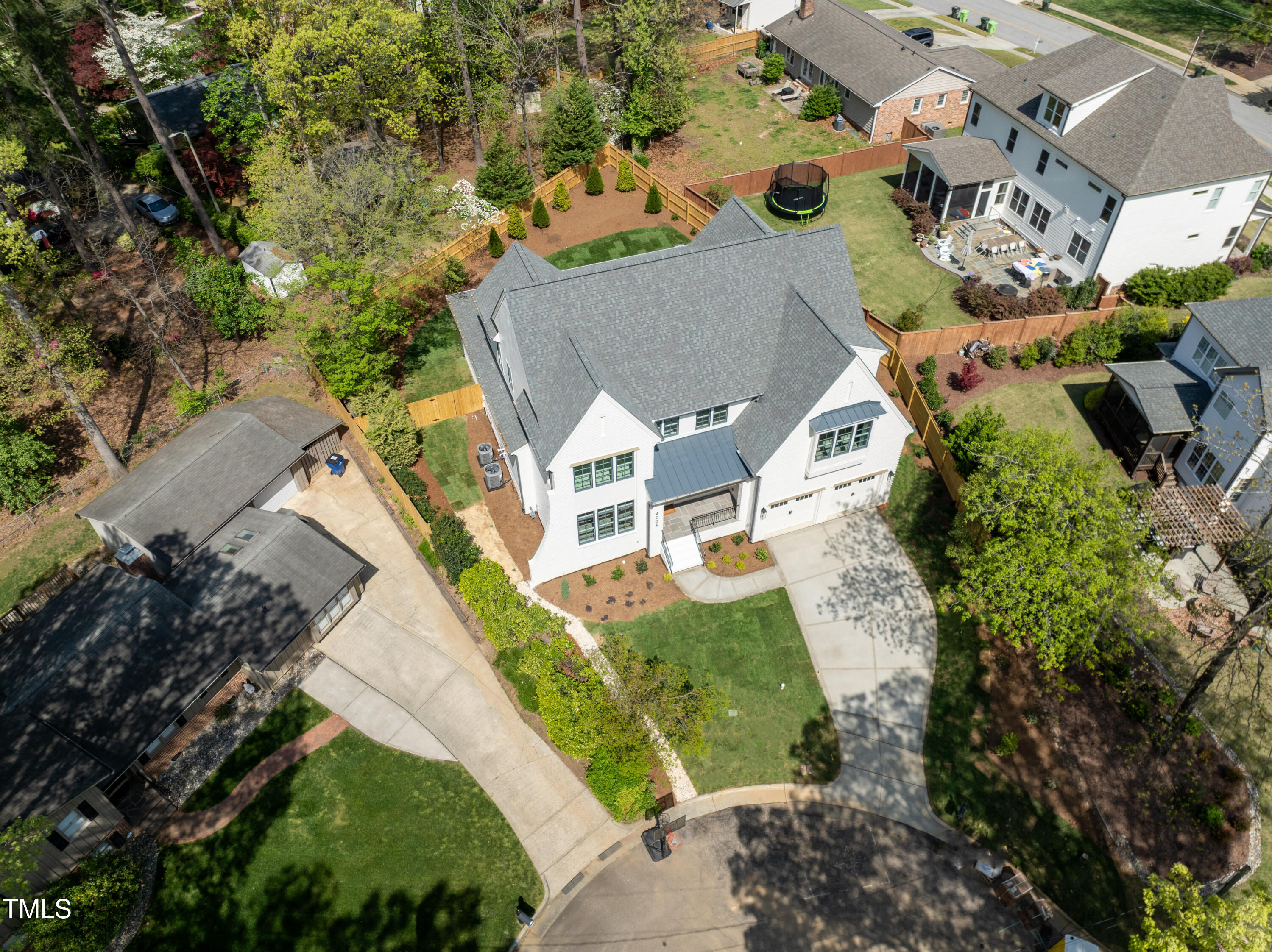 4005 Brevard Place Raleigh, NC 27609 - Photo 59 of 63 Aerial View