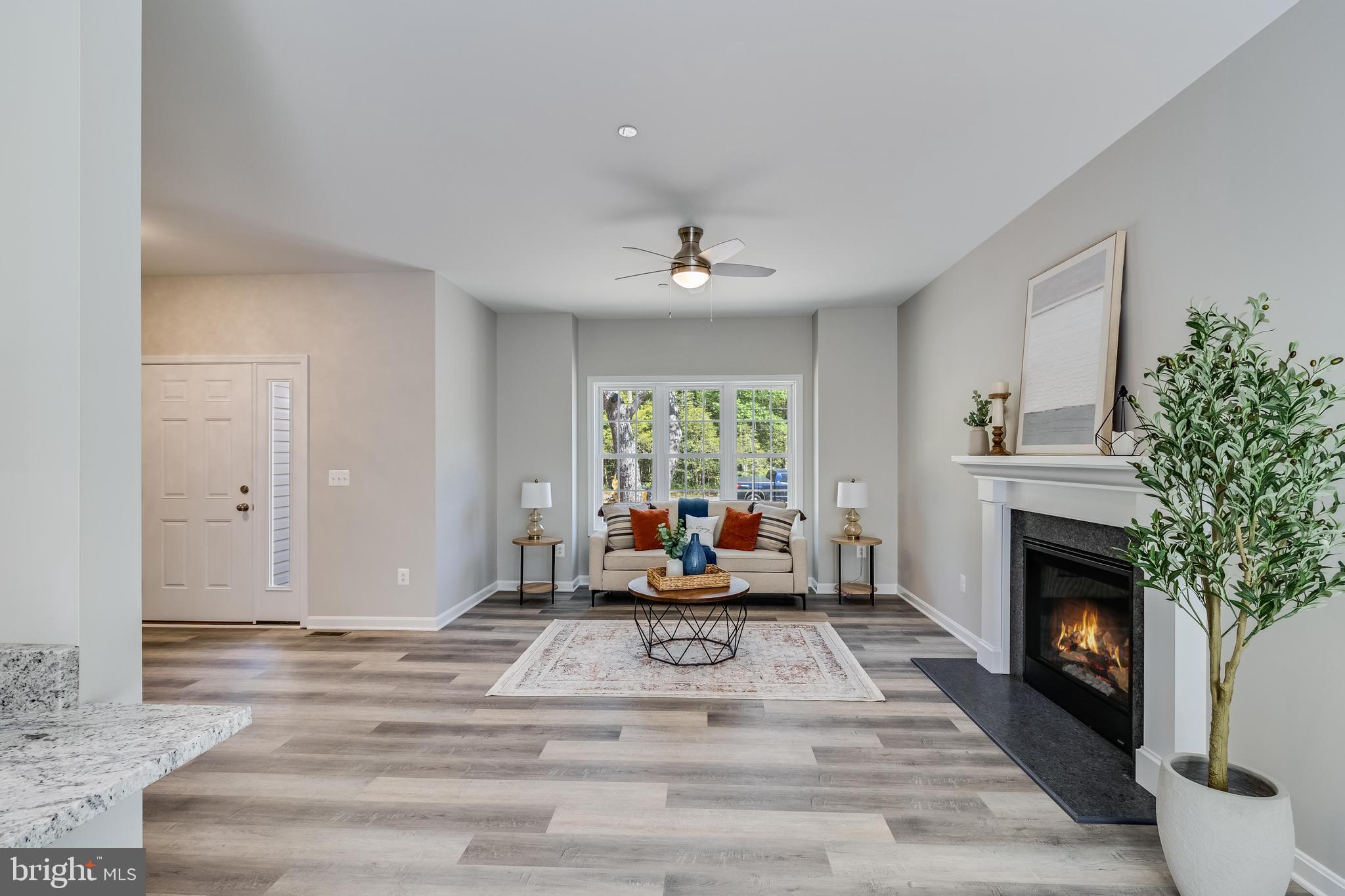 21183 Abell Road Avenue, MD 20609 - Photo 26 of 36 a living room with furniture and a fireplace