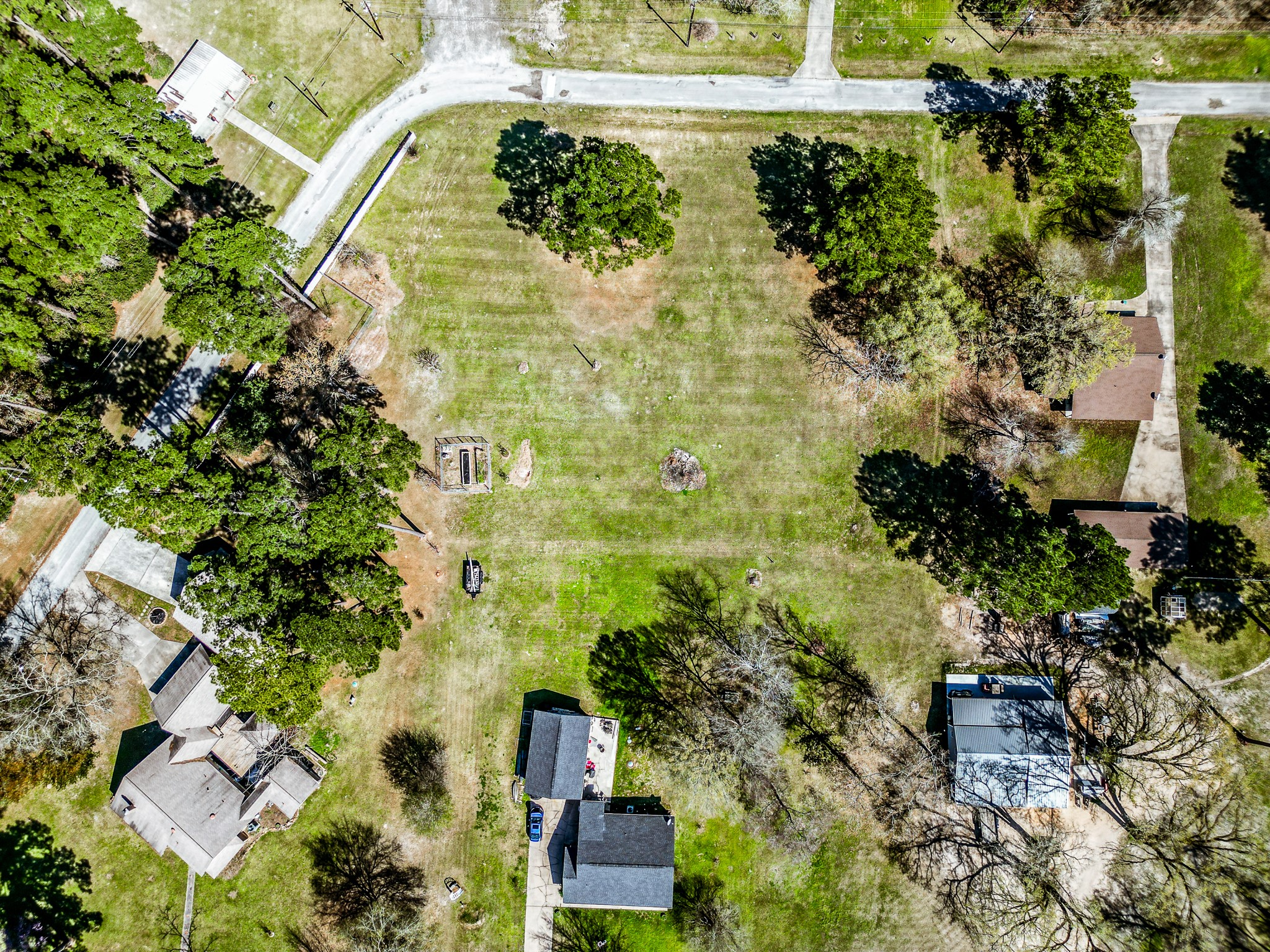 191 Timber Bay Drive Trinity, TX 75862 - Photo 3 of 48 Overview:Home at bottom left with additional adjoining lots, sold separately, at the top of the picture. See next picture of map for clarification.