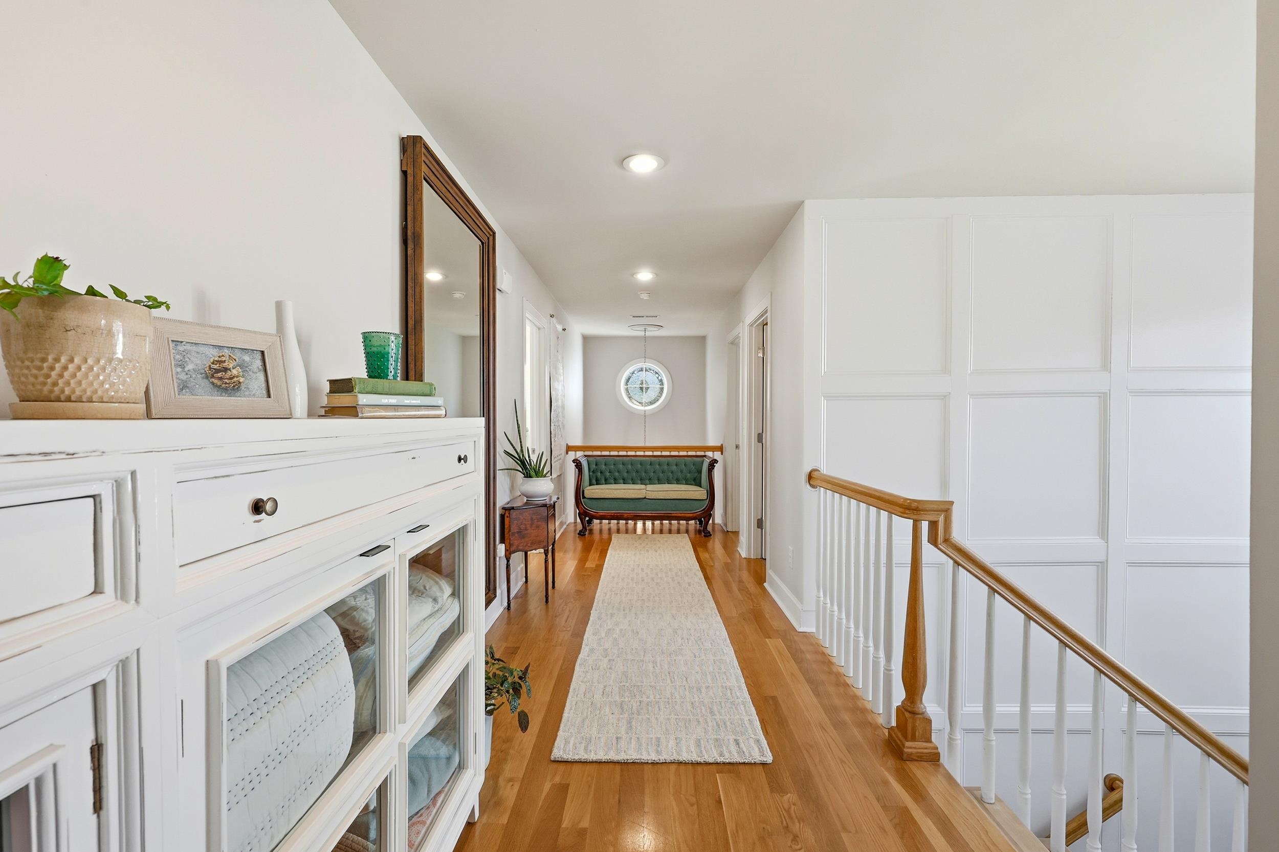 46 High Hammock Way Pawleys Island, SC 29585 - Photo 14 of 40 Hall with light wood-style floors and recessed lighting