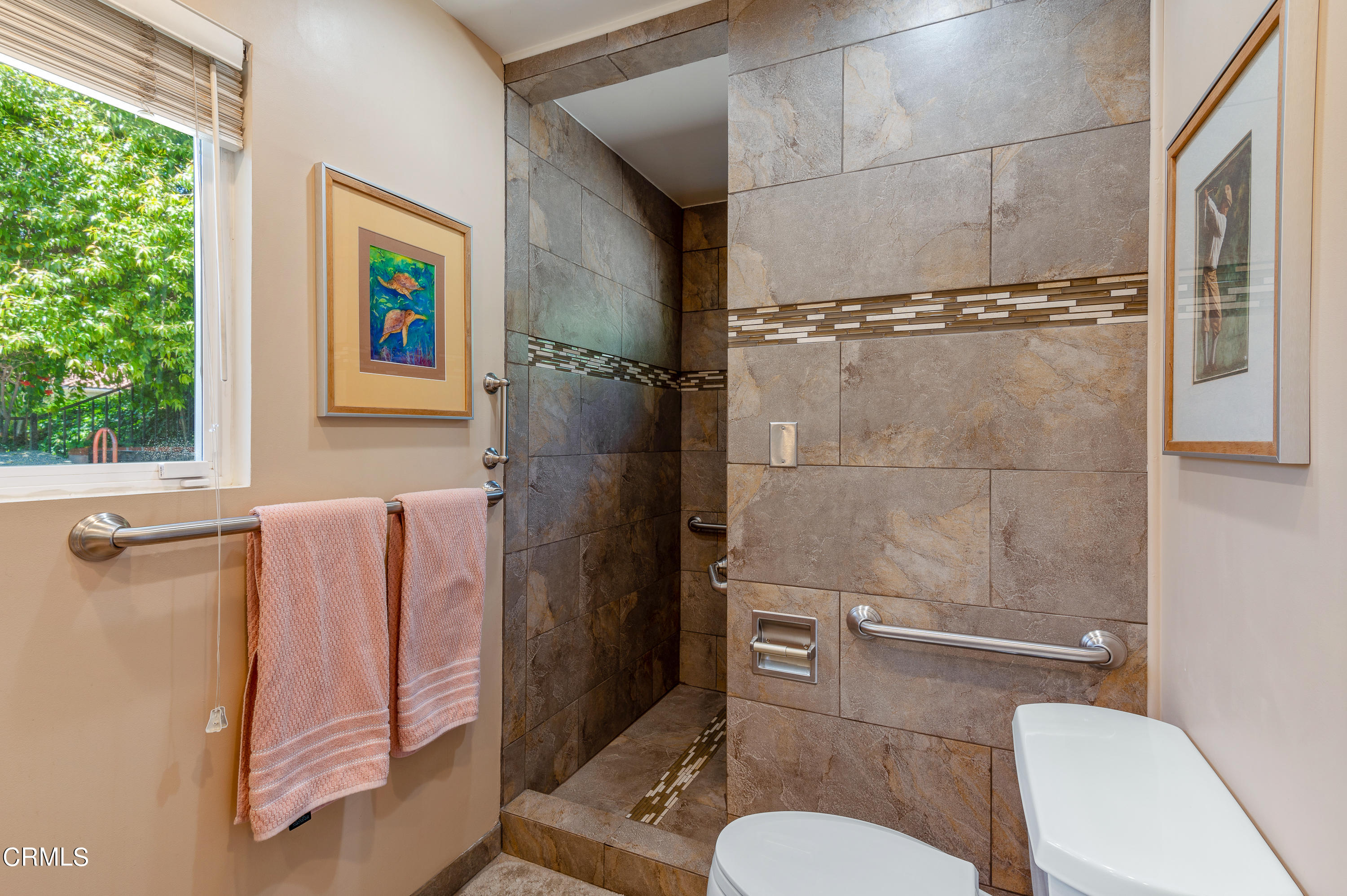 3894 San Augustine Drive Glendale, CA 91206 - Photo 24 of 51 a bathroom with a toilet and a shower