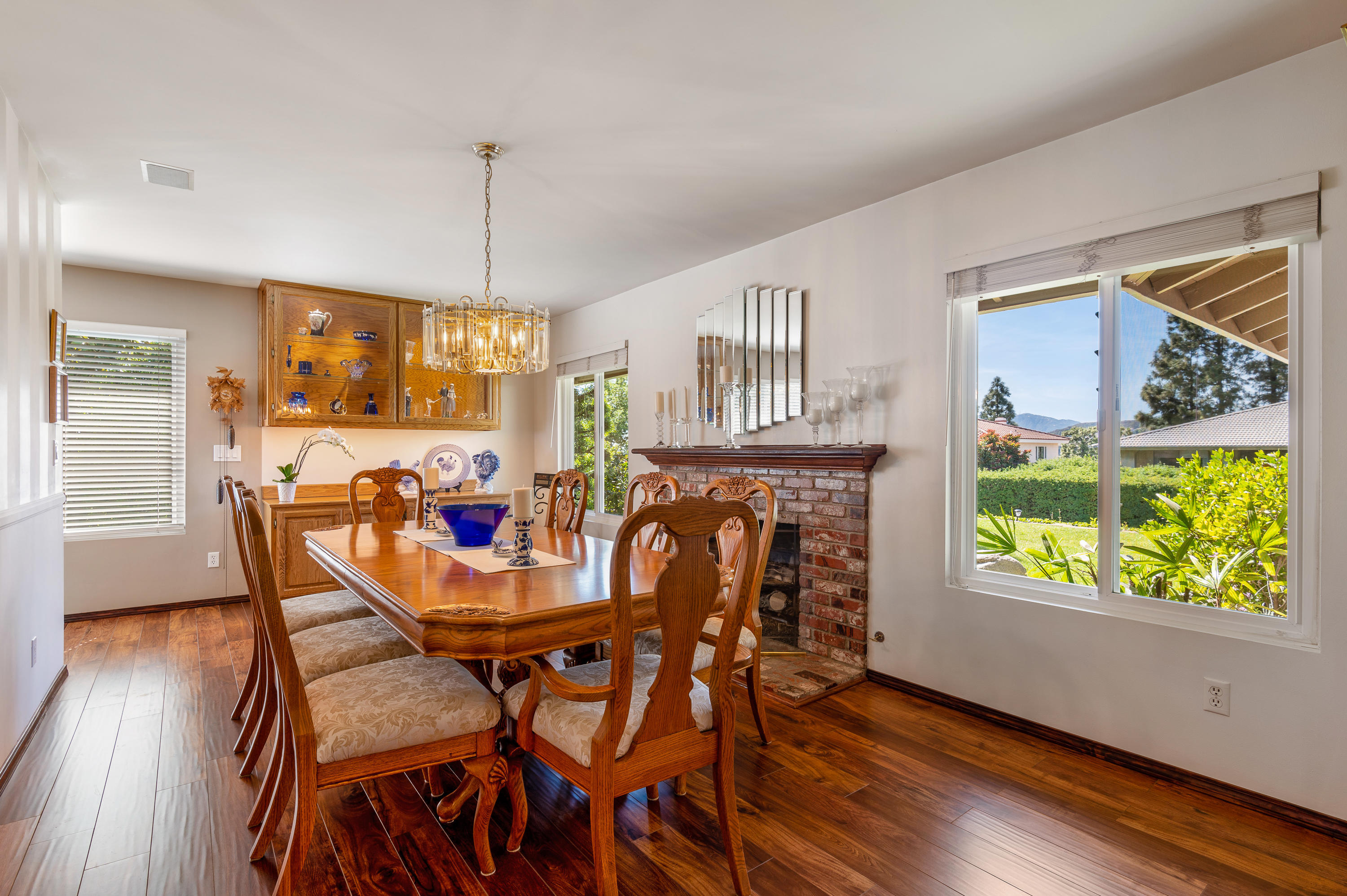 3894 San Augustine Drive Glendale, CA 91206 - Photo 6 of 51 a view of a dining room with furniture window and wooden floor