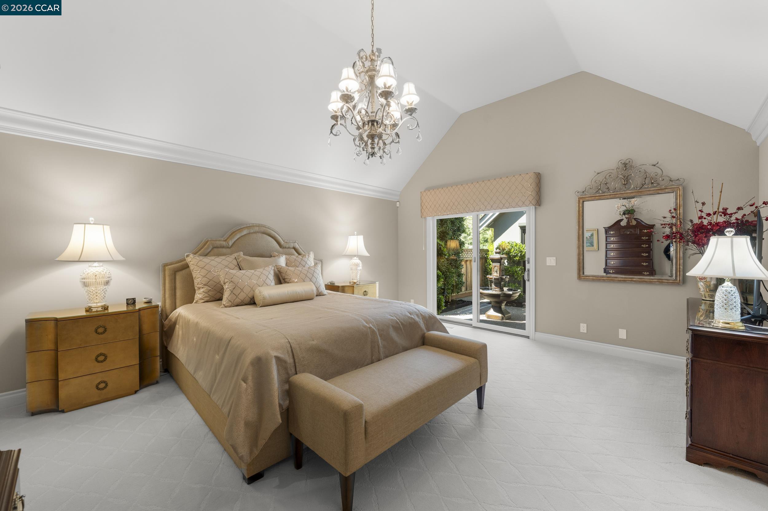 114 Golden Ridge Road Alamo, CA 94507 - Photo 19 of 60 a bedroom with a bed and a couch