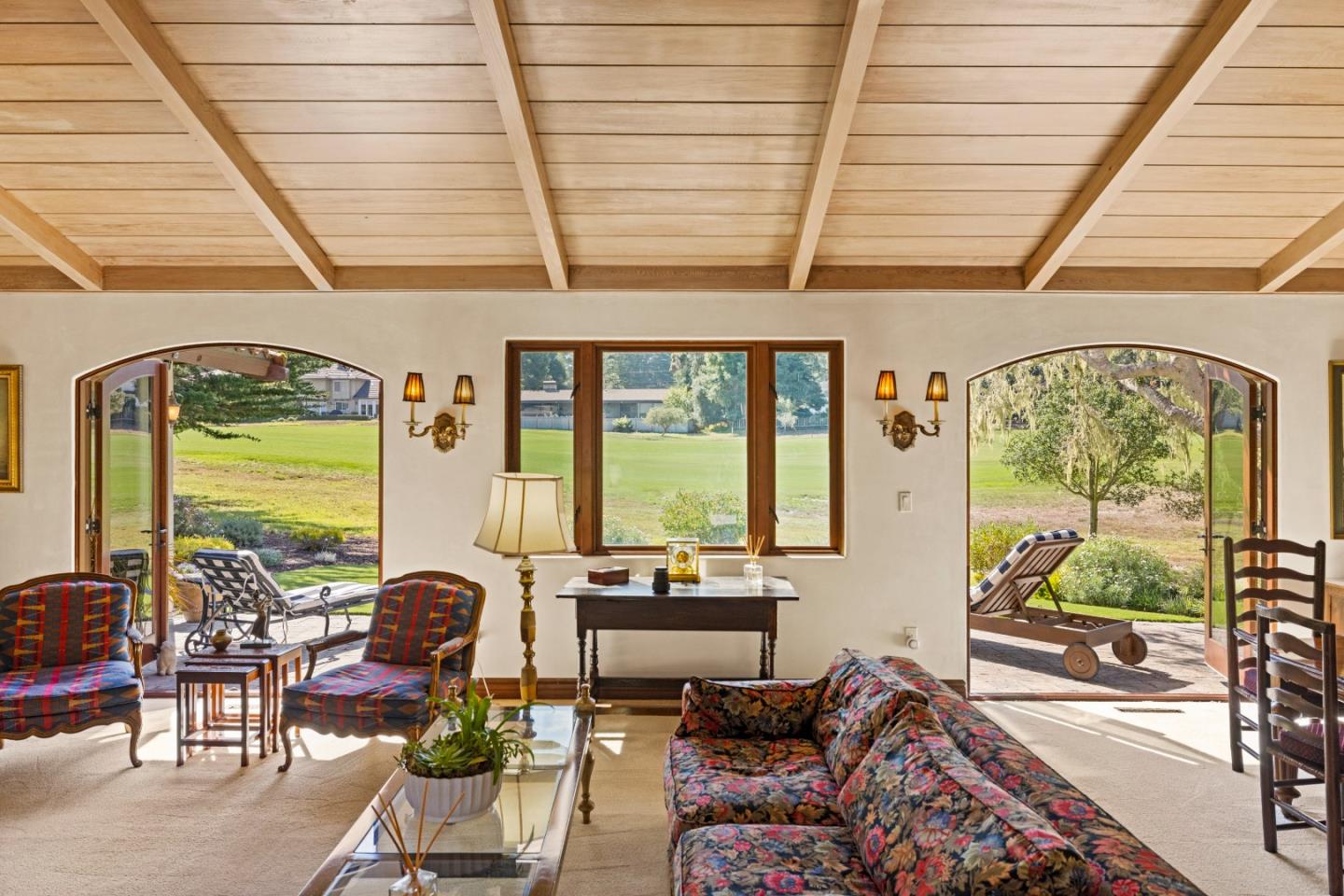 1156 Arroyo Drive Pebble Beach, CA 93953 - Photo 10 of 42 a living room with furniture and large windows