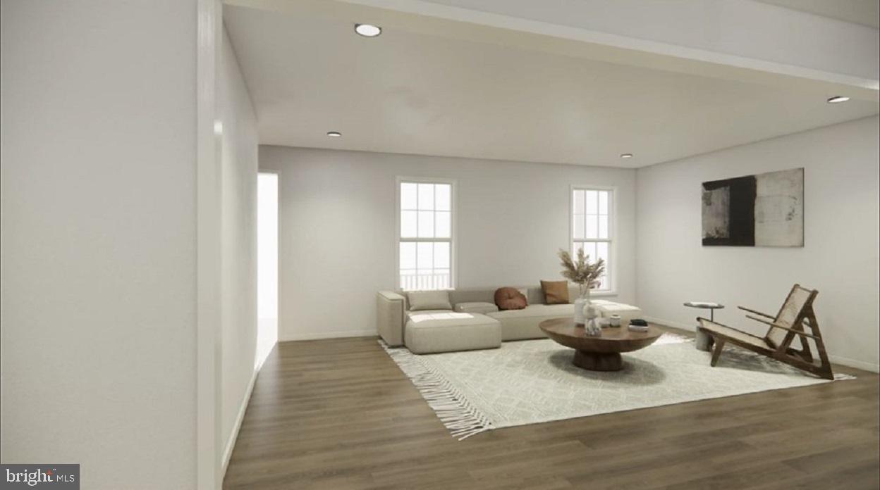 View of living room from Kitchen