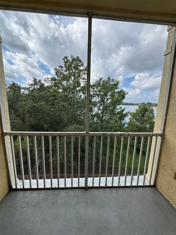 a view of a balcony