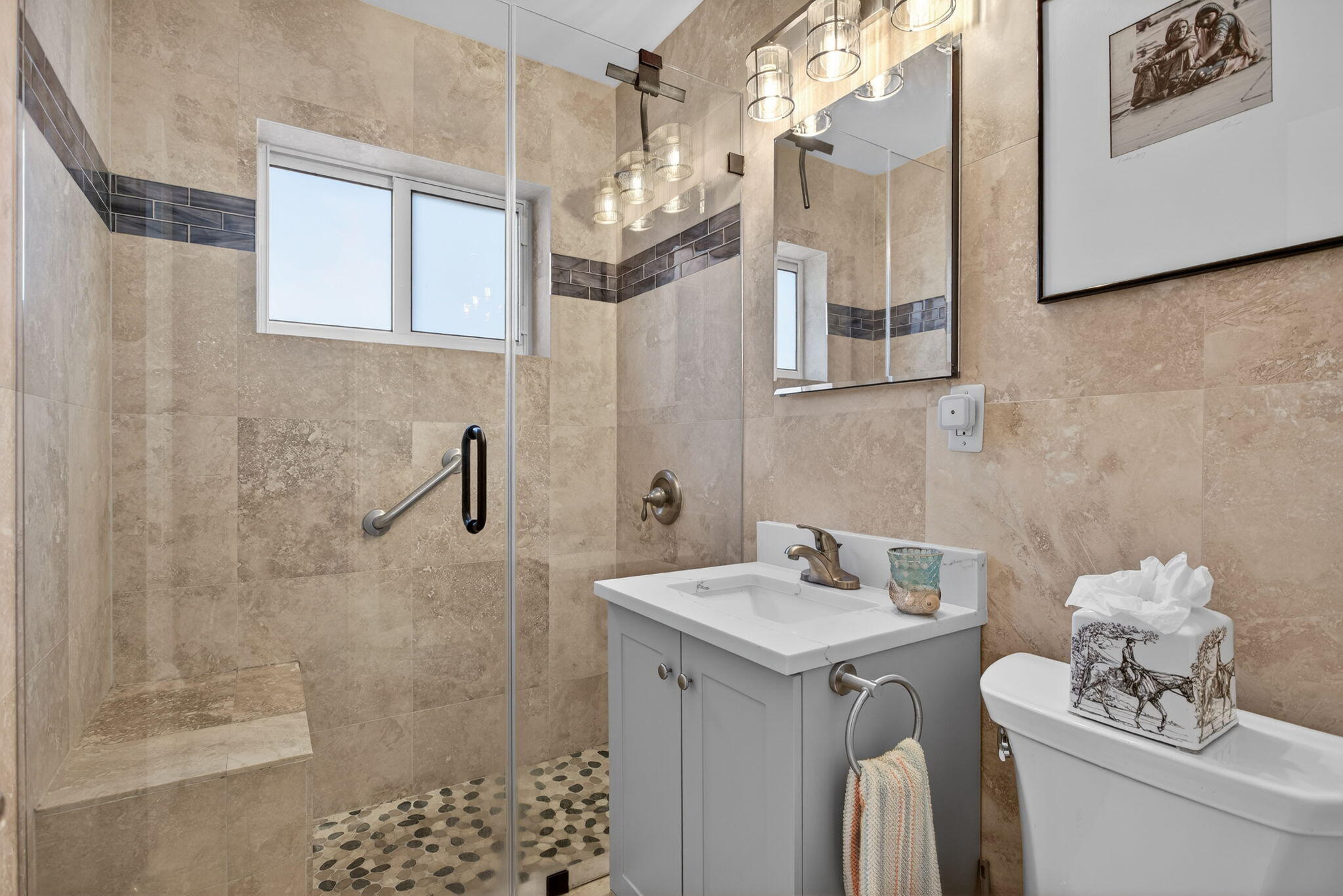 425 Southwest 10th Street Pompano Beach, FL 33060 - Photo 27 of 47 a bathroom with a sink a toilet and shower