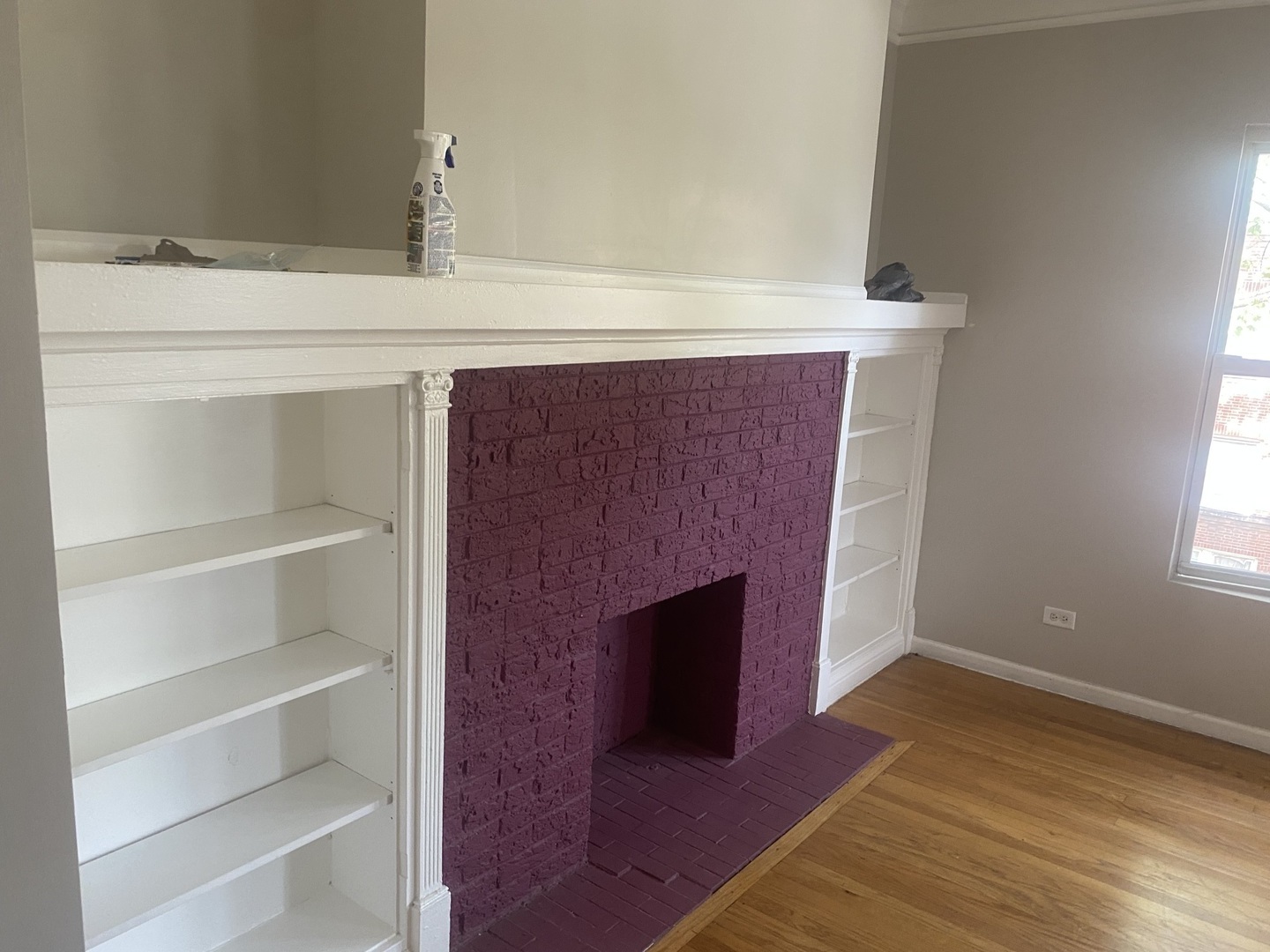 1253 West 80th Street, Unit 2E Chicago, IL 60620 - Photo 5 of 10 a bathroom with a sink and a fireplace