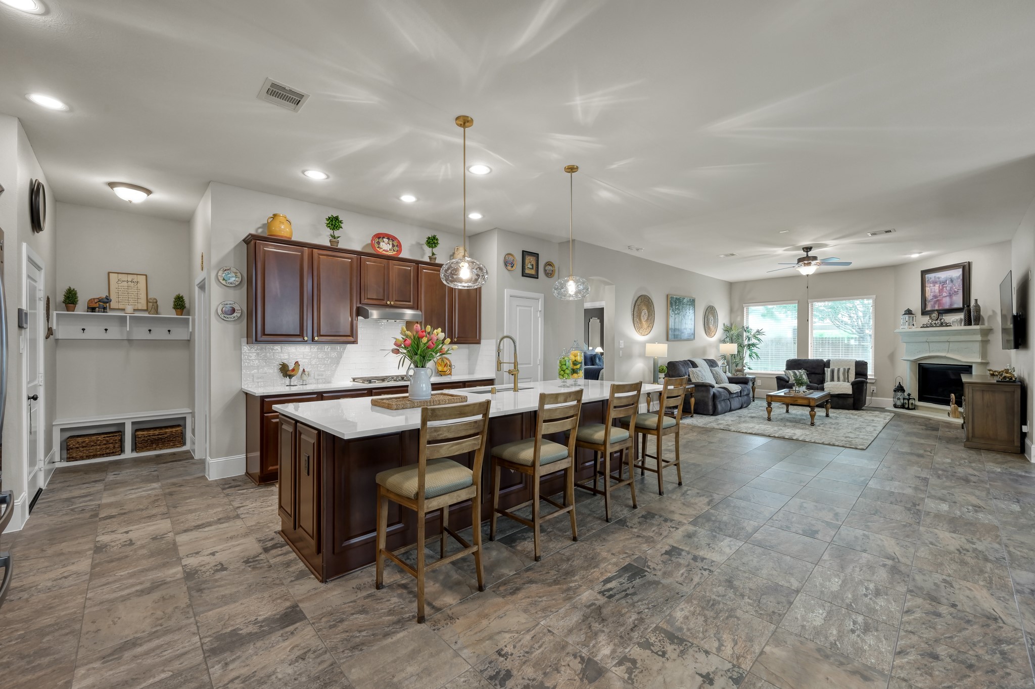 31742 Serrano Bluff Lane Spring, TX 77386 - Photo 4 of 40 Grand open design with modern finishes buyers are looking for today.