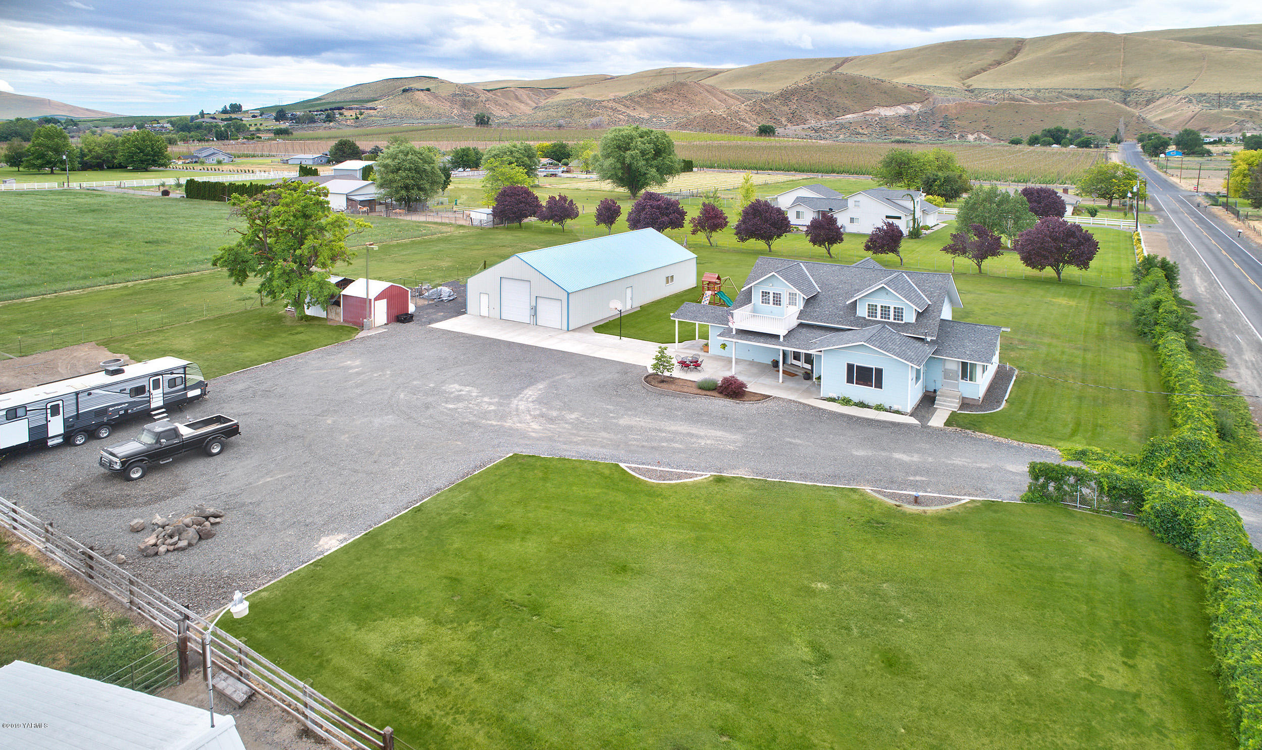 3551 Birchfield Road Moxee, WA 98936 - Photo 7 of 24 an aerial view of a