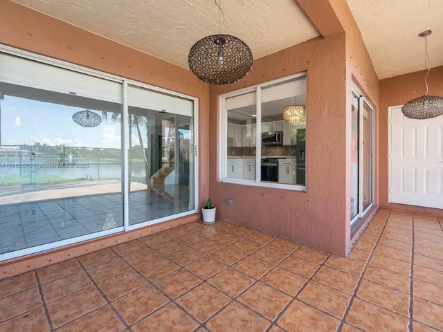 a view of a house with a balcony