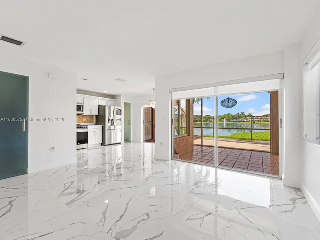 a view of an empty room