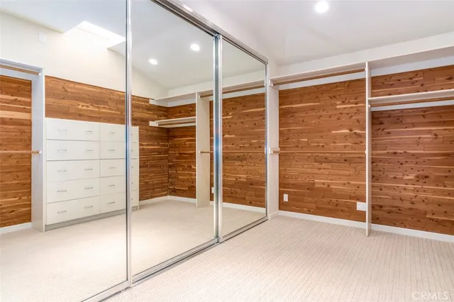 a view of room with door